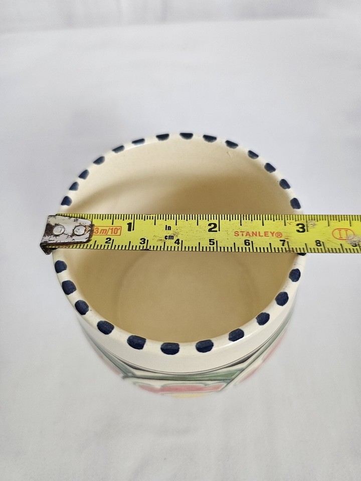 Honiton Pottery Small Bowl Eastern Scroll Design Devon Sugar Bowl