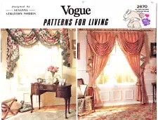 Vogue Patterns for Living 2670 c1991 Swags & Jabots, FF