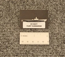 US Navy WW II Fleet Submarine Enamel Pin- Subvets - Balao - Gato