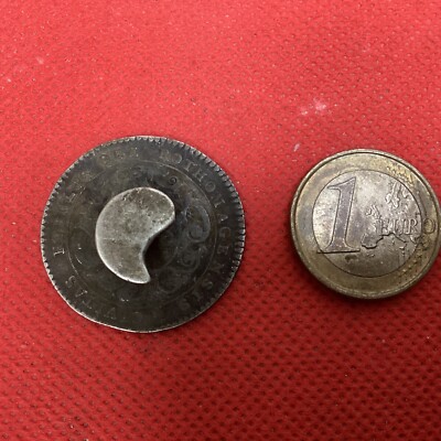 Boutons De Manchette Anciens En Argent - Jeton Transformable, Style Vintage