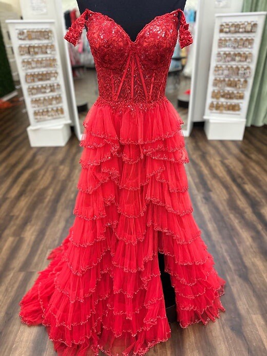 red lace dresses for women Maxi Dress Red Long Dress Adorn Lace Bust Maxi Dress Size 8
