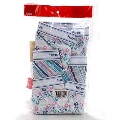 VTG Hanes Her Way Girls Size 8 Bikini 3 Pr Pack Underwear 2002 New Old Stock - Picture 2 of 2