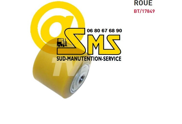 Galet transpalette BT TOYOTA PPT2000MMD roue porteuse double 85mm