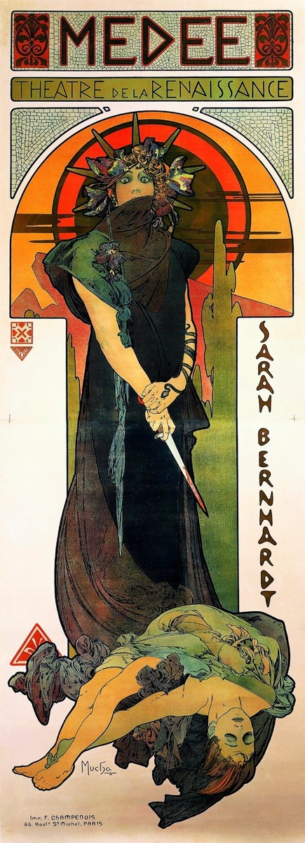 muchaです Amazon.com: ALPHONSE MUCHA AD - Bechers Original Bitter