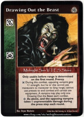 Drawing Out the Beast Third Edition V:TES VTES Vampire CCG