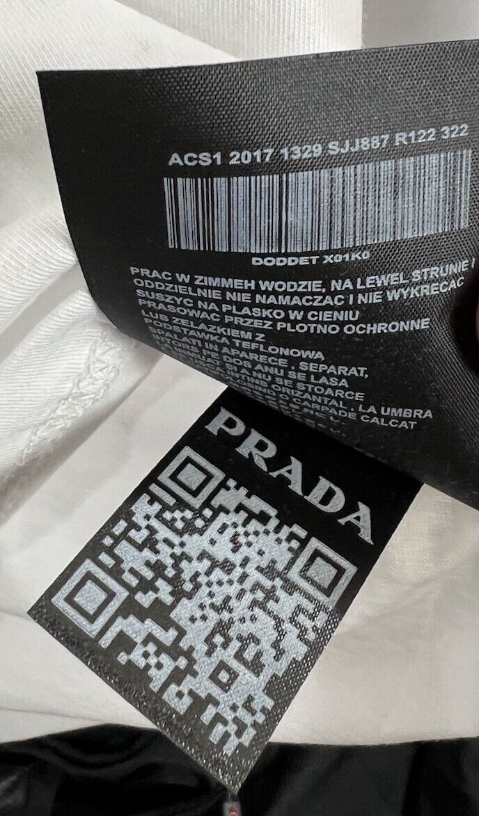 PRADA MILANO ARM LOGO WHITE NYLON SHOULDER T SHIRT SMALL | eBay PRADA MILANO ARM LOGO WHITE NYLON SHOULDER T SHIRT SMALL | eBay
