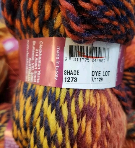 Cleckheaton VINTAGE HUES 100% Wool. Multicolored. Col. number 1273. Gorgeous! - Picture 7 of 11