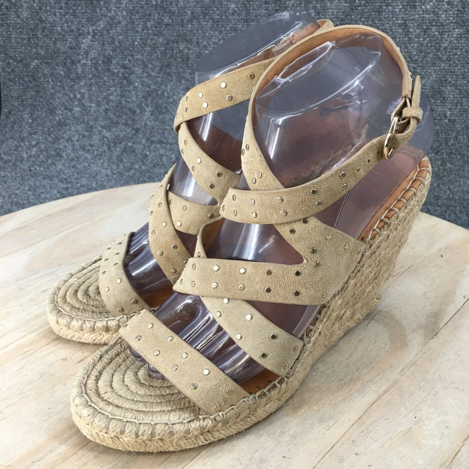 Sandalias Joie para mujer 38 Korat alpargata con cuña beige imitación cuero Foto 3 de 4