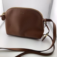 Ralph Lauren Brown Leather Purse Crossbody