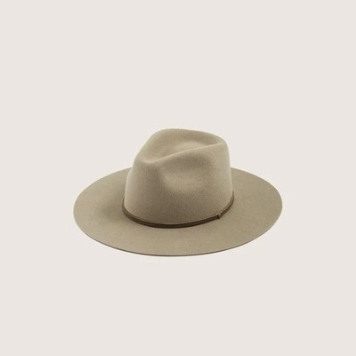 Will & Bear Percy Eucalyptus Felt Western Gray Green Wool Hat - Size Medium