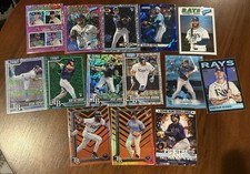 Topps Tampa Bay Rays MLB Card Lot ALL PARALELLS Chandler Simpson Diaz