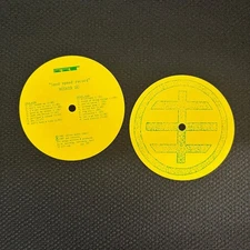 HÜSKER DÜ - Land Speed Record / Unused Printed VINYL Record Labels SST RECORDS