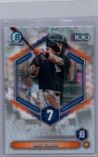 2026 Bowman Max Clark Chrome Scouts Top 100 #7 Detroit