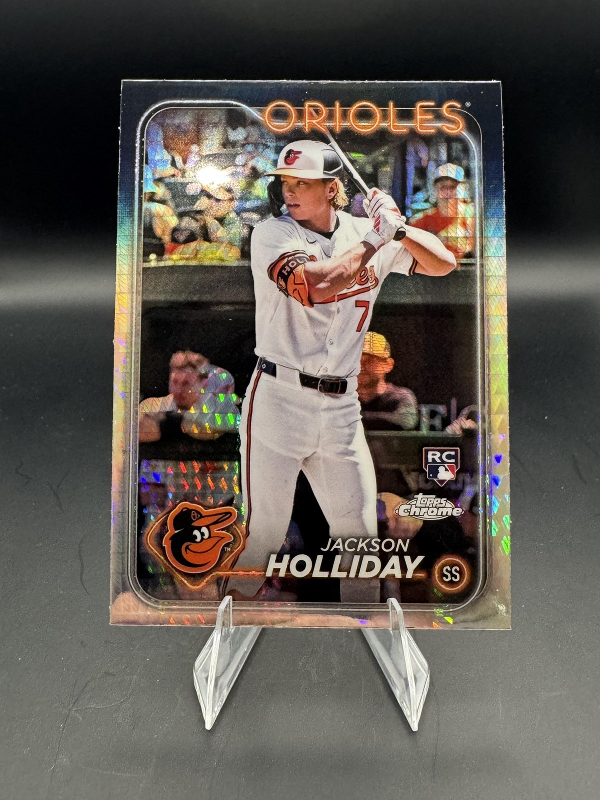 2024 Topps Chrome #88 Jackson Holliday Prism Refractors