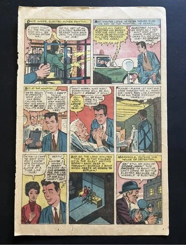 Assorted Marvel Comic Page Lot~ Single Pages ONLY~16 Pages~Spider-Man~X-Men+MORE