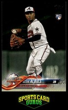 2018 Topps Update #US162 Ozzie Albies Rookie Card. rookie card picture