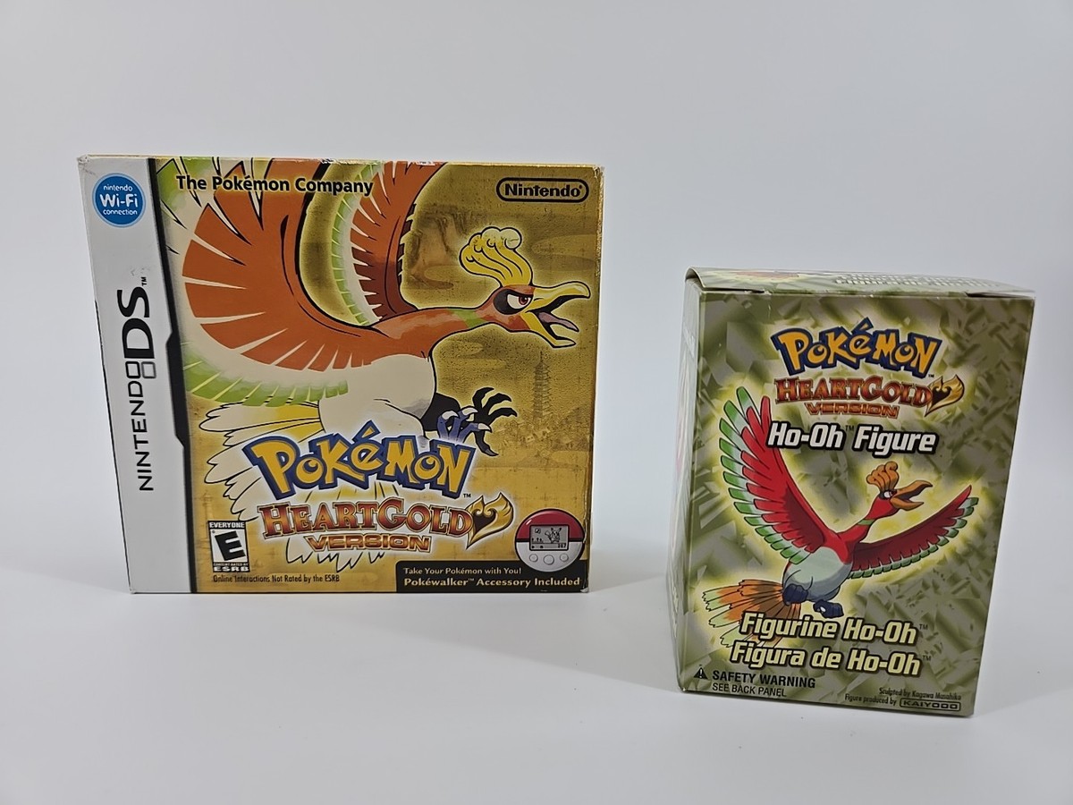 Pokemon HeartGold Version CIB w/ Pokewalker & PreOrder Ho-Oh