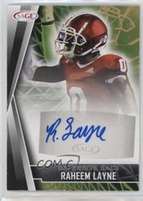 2022 SAGE Low Series Auto Black Raheem Layne #A-RL Auto 1g4r
