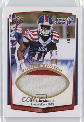 2015 Upper Deck USA Football U-19 Future Swatch /99 Trevor Morris #32 Patch 1rv5