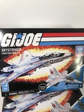 G.I.Joe Hasbro Jet Fighter Plane 100pc Skystriker Construction