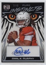 2023 Leaf Pro Set Pure Holographic Silver Spectrum 7/10 Maalik Murphy Auto 1u6