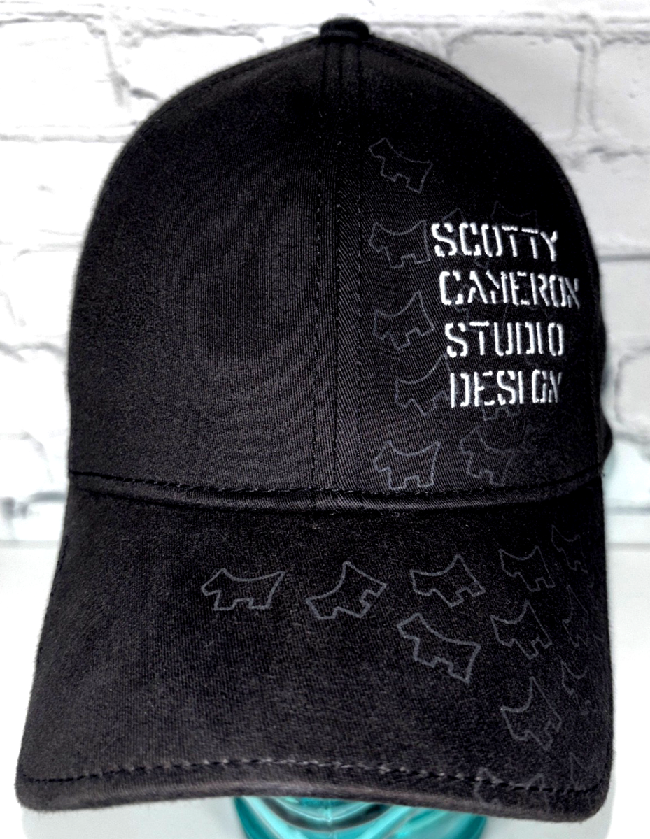 Casquette chapeau Scotty Cameron homme noir sangle réglable Scotty Dog