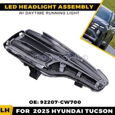 Smoked For 2025 Hyundai Tucson LH Driver LED Daytime Running Light