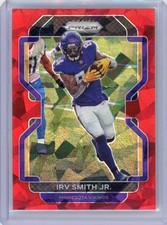 2021 Panini Prizm - Irv Smith Jr. #127 Red Ice Prizm