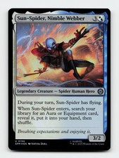 Sun-Spider, Nimble Webber Marvel's Spider-Man FOIL Magic The Gathering MTG Card