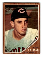 1962 Topps #145a Barry Latman