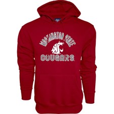 Blue 84 Men's Washington State Cougars Hoodie - Line Up Team Color - X-Large