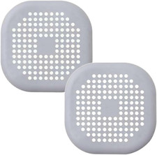 Hair Catcher,Square Hair Drain Cover for Shower Silicone Hair Stopper with Sucti