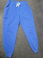 Figs Technical Collection Jogger Pants Mens Medium Blue Drawstring Pockets Scrub