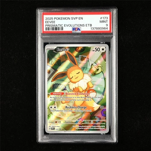 PSA 9 MINT 2025 Pokemon ENG Eevee H SVP en #173 Promo(3)