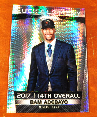 Bam Adebayo [Hyper Prizm] #BAM 2017 Panini Prizm Luck of the Lottery card
