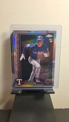 2025 Topps Chrome - Dustin Harris #131 Lightboard Logo Refractor (RC) R