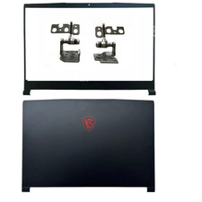 New For MSI GF63 8RC 8RD MS-16R1 16R4 16R5 15.6" Back Cover Top Lid Bezel Hinges