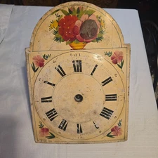 Hand-painted Black Forest Clock Face, & a 451-050H 94cm Grandfather Clock Mvnt.
