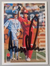 Andy Flower Zimbabwe 1994-95 Futera Cricket Signed Autograph Card