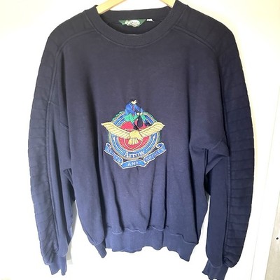 Vintage Pullover Dicker Sweater Sweatshirt Blau Gr. L Arrow Sports and Spirits 