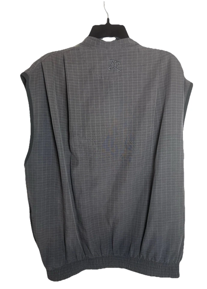 Zero Restriction Mens Golf Outerwear Size L Gray Pullover Sleeveless Colonial - Image 2 of 4