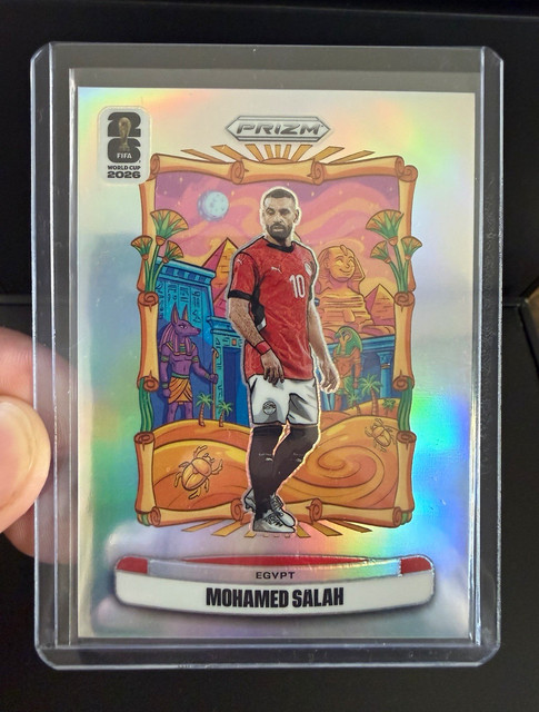#8 Mohamed Salah 2026 Panini Prizm FIFA World Cup - National Landmarks