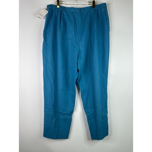 Style & Co Collection Linen Blend Pleated Lined Women’s Career Pants 24W - Picture 4 of 12