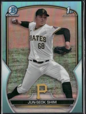 2023 Bowman Chrome 1st Bowman Aqua Refractor /125 Jun-Seok Shim #BCP-153