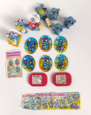 Vintage Kinder Surprise Funny Elephants Lot: Figures Magic Pictures Suncatchers