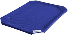 The Original Elevated Pet Bed Replacement Cover, Large, Aquatic Blue