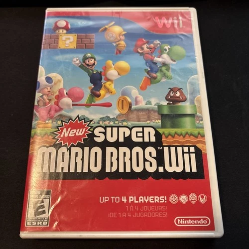 New Super Mario Bros. Wii (Nintendo Wii, 2009) No Manual Tested