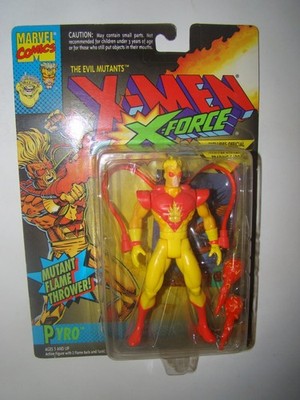pyro X-MEN: X-FORCE toy biz 1994 offener Blister komplett mit Zubehör