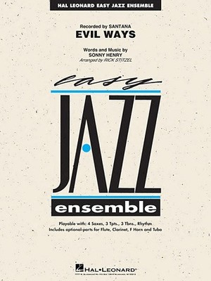 Evil Ways Easy Jazz Ensemble Series Score & Parts