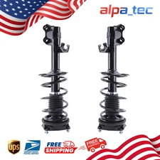 Pair (2) Front Struts Coil Spring for 2009 2010 2011 2012 2013 2014 Nissan Cube
